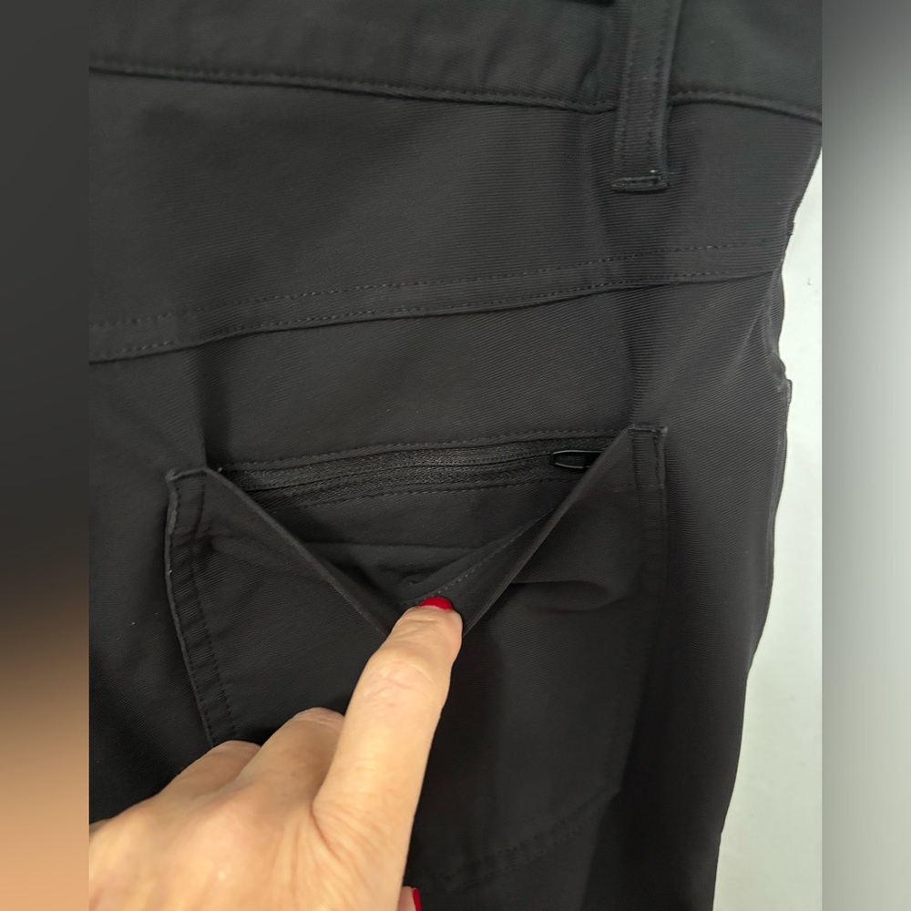 Lululemon Mens ABC Slim-Fit 5 Pocket Pant Black Warpstreme - Picture 7 of 9